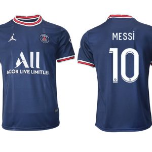 2021/22 Paris Saint-Germain Heim-Stadion-Trikot Messi #10 Fußball Trikots