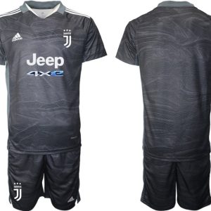 Bestellten Herren Juventus Turin Torwarttrikot Set in schwarz