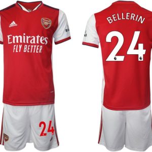 FC Arsenal Heimtrikot 2022 Bellerín 24# Herren rot Kurzarm + Kurze Hosen