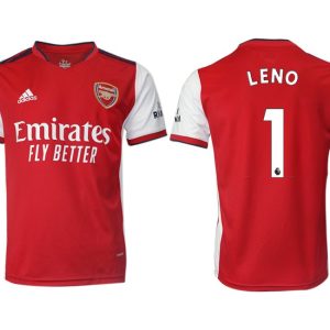 FC Arsenal London 2022 LENO 1# Herren Heimtrikot rot/weiß Kurzarm