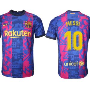 FC Barcelona Herren 3rd Trikot 2021/22 mit Aufdruck MESSI 10