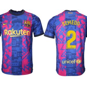 FC Barcelona Herren 3rd Trikot 2021/22 mit Aufdruck Semedo 2 günstig