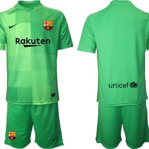 Fußball Trikotsatz FC Barcelona Torwarttrikot 2021/2022 in Grün