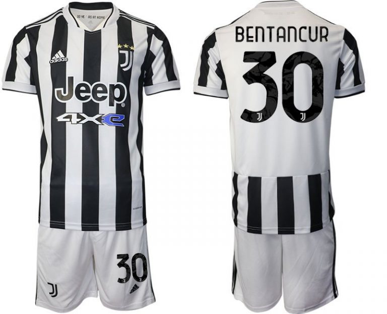 Günstige Fußballtrikots Juventus Heimtrikot 2022 Weiss/Schwarz mit Aufdruck Bertancur 30-1