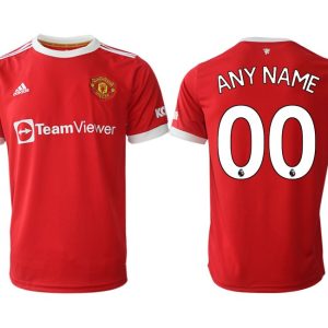 Günstige Fußballtrikots Manchester United Trikot Home 2022 Rot bestellen-1