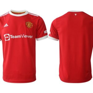 Günstige Fußballtrikots Manchester United Trikot Home 2022 Rot bestellen