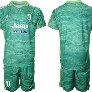 Herren TW-Trikot Juventus Turin Goalie Trikot Set 2022 in grün