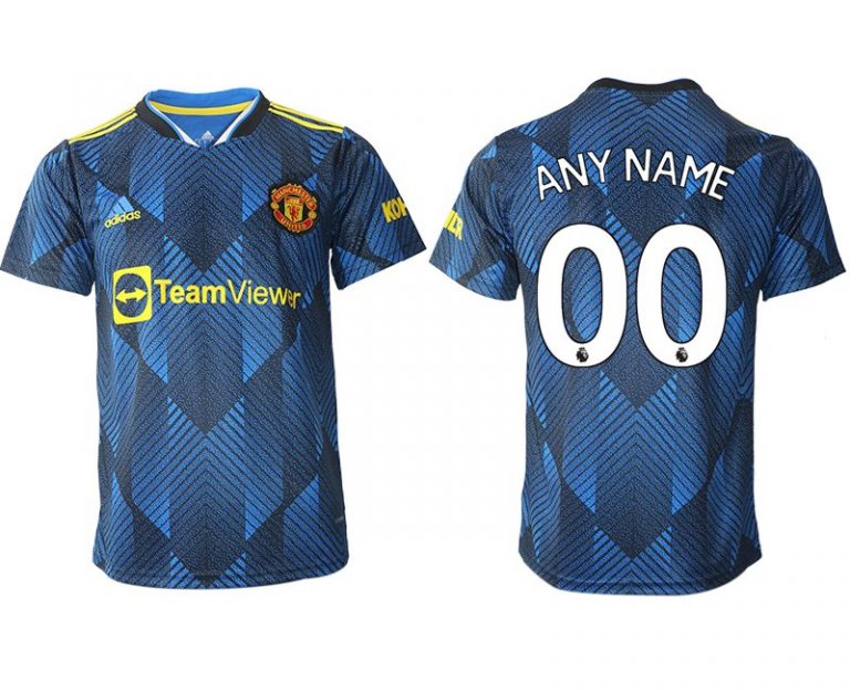 Manchester United Ausweichtrikot 2022 Herren blau-1