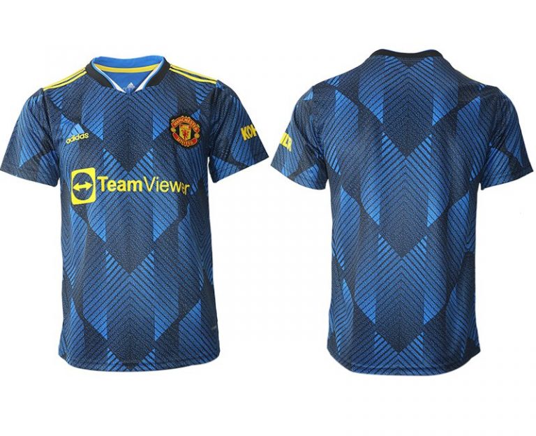 Manchester United Ausweichtrikot 2022 Herren blau