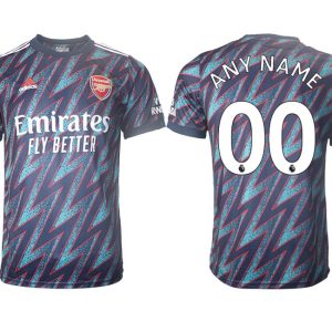 Personalisierbar Arsenal Auswärtstrikot 2022 3rd Shirt blau-1