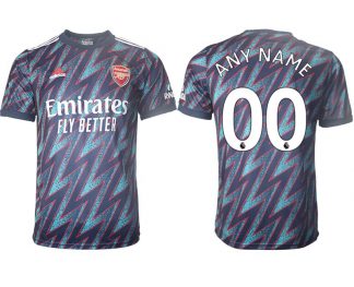 Personalisierbar Arsenal Auswärtstrikot 2022 3rd Shirt blau-1