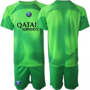 Torwarttrikot Paris Saint Germain 2021/22 Goalkeeper Shirt Grün Trikotsatz günstig