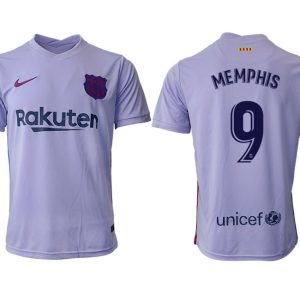 Trikot für draußen FC Barcelone 2021/22 Auswärtstrikot mit Aufdruck Memphis 9