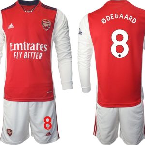 Trikotsatz Arsenal Heimtrikot 2022 Home Langarmtrikot mit Aufdruck Ødegaard 8