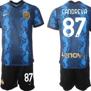 Antonio Candreva #87 Inter Mailand Fussball Trikot Home 2022 Blau