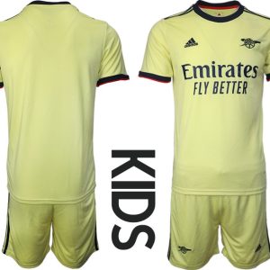 Arsenal FC Auswärts Trikot 2021/22 Away Shirt für Kinder Gelb