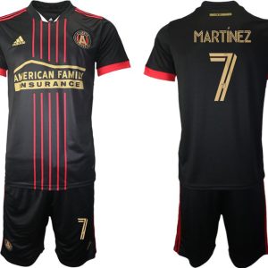 Atlanta United FC 2021/22 Home Shirt Black Kit Replica Jersey Martínez 7