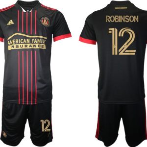 Atlanta United FC Miles Robinson 12 Black 2021 The BLVCK Kit Replica Home Jersey