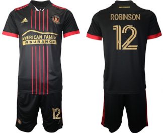 Atlanta United FC Miles Robinson 12 Black 2021 The BLVCK Kit Replica Home Jersey