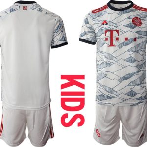 Ausweichtrikot Weiß FC Bayern München Trikot 3rd 2022 Kinder