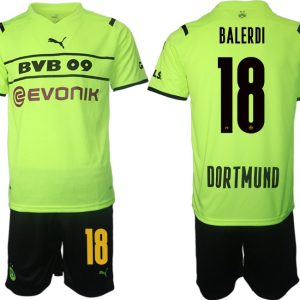 BVB Borussia Dortmund 2022 CUP Trikot gelb/schwarz mit Aufdruck Balerdi 18