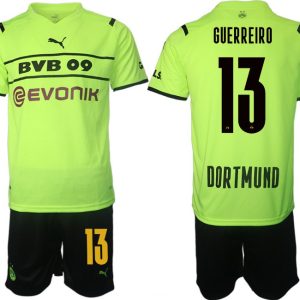 BVB Borussia Dortmund 2022 CUP Trikot gelb/schwarz mit Aufdruck GUERREIRO 13