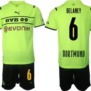 BVB Borussia Dortmund 2022 CUP Trikot Herren gelb/schwarz mit Aufdruck Delaney 6