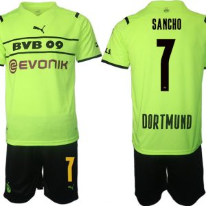 BVB Borussia Dortmund 2022 CUP Trikot Herren gelb/schwarz mit Aufdruck Sancho 7