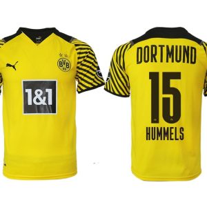 BVB Borussia Dortmund 2022 Heimtrikot gelb mit Aufdruck Hummels 15