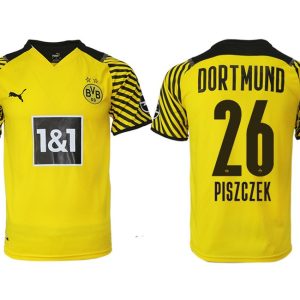 BVB Borussia Dortmund 2022 Heimtrikot gelb mit Aufdruck Piszczek 26