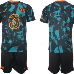 FC Chelsea 2022 Stadium Ausweichtrikot Blustery/Hyper Crimson Herren Fanbekleidung