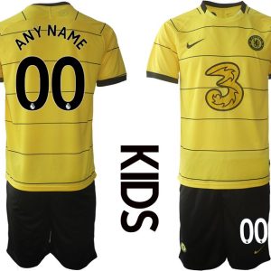 FC Chelsea Fussball Trikot Away 2021/22 für Kinder in gelb-1