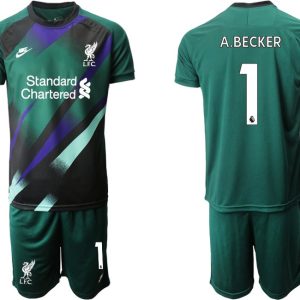 FC Liverpool 2022 Stadium Goalkeeper Jersey Dark Green A.BECKER 1