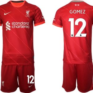 FC Liverpool Heimtrikot 2021/22 rot Trikotsatz Kurzarm + Kurze Hosen GOMEZ 12