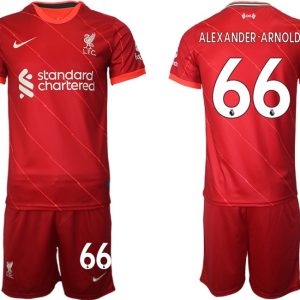 FC Liverpool Stadium Heimtrikot 2021/22 Herren rot mit Aufdruck Alexander-Arnold 66