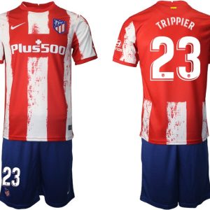 Fußball Trikotsatz Atletico Madrid 2021/22 Heimtrikot in rot mit Aufdruck TRIPPIER 23