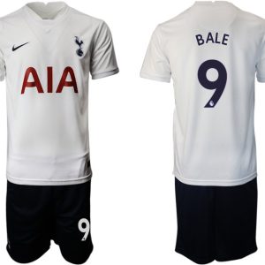 Fußball Trikotsatz Kurzarm Tottenham Hotspur Heimtrikot 2021/22 in weiß BALE 9