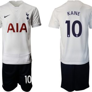 Fußball Trikotsatz Kurzarm Tottenham Hotspur Heimtrikot 2021/22 weiß KANE 10