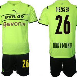 Fußballtrikot BVB Borussia Dortmund 2022 CUP Shirt gelb/schwarz mit Aufdruck Piszczek 26