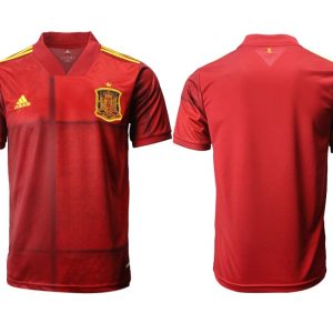 Fußballtrikot Spanien Heim Trikot 2022 Rot Erwachsene günstig