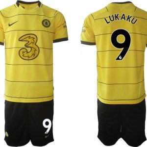 Herren Fußballtrikot Auswärtstrikot Chelsea FC Stadium Away Jersey 2022 LUKAKU 9