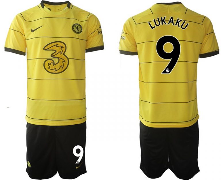 Herren Fußballtrikot Auswärtstrikot Chelsea FC Stadium Away Jersey 2022 LUKAKU 9