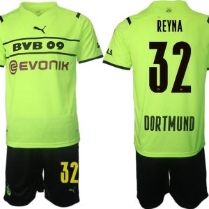 Herren Trikot BVB Borussia Dortmund 2022 CUP Shirt gelb/schwarz Reyna 32