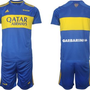 Herren Trikotsatz Kurzarm Boca Juniors 2021/22 Heimtrikot Blau