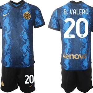 Inter Mailand Borja Valero Heimtrikot Trikotsatz Offizielles Set 2022 Nummer 20