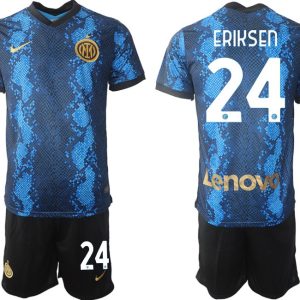 Inter Mailand Christian Eriksen #24 Heimtrikot Trikotsatz Kurzarm (+ Kurze Hosen)