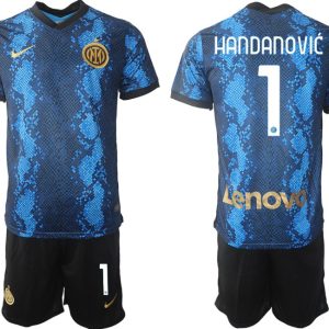 Inter Mailand Samir Handanović #1 Fußballtrikots Set Günstig