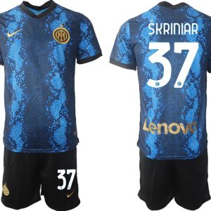 Inter Mailand Škriniar #37 2022 Home Fußballtrikot-Set Kit