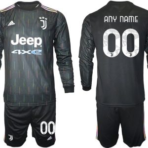 Juventus Turin Herren Auswärts Trikot 2021/22 schwarz weiß-1