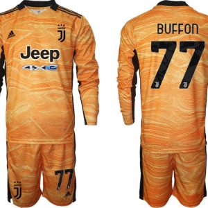 Juventus Turin Torwart Trikots Buffon 77# Offizielles Set günstig